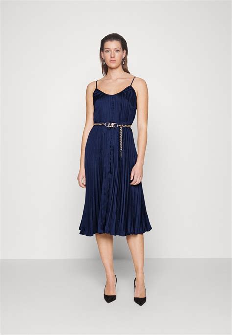 vestido azul michael kors|michael kors dresses.